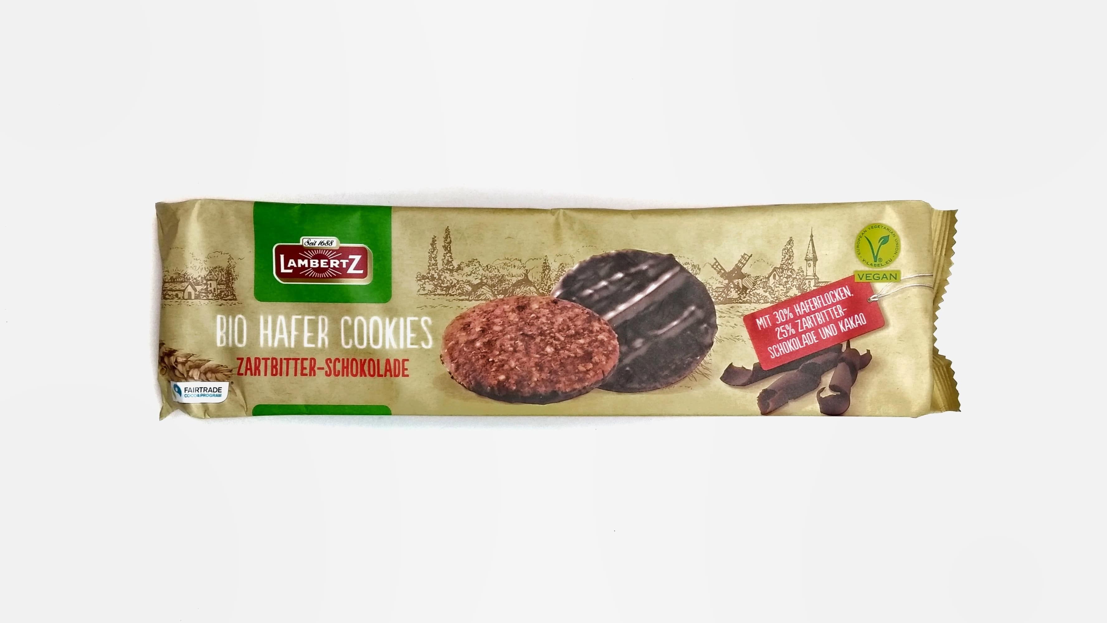 Bio Hafer Cookies Zartbitter-Schokolade